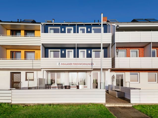 Insulaner Ferienwohnungen Apartment zur Inselseite mit Terrasse