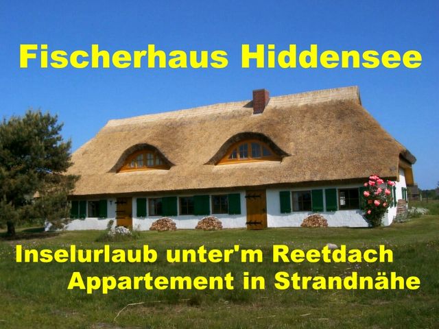 Appartement im Fischerhaus Hiddensee 33 qm - Appar Ferienwohnung in Neuendorf